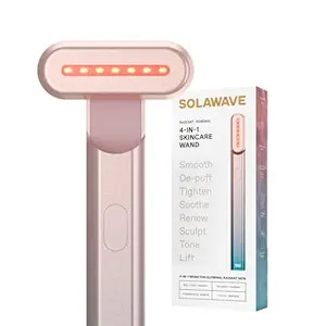 Solawave 4-in-1 Red Light Therapy Wand for Face & Neck | Beauty Device with Galvanic Current, Mas... | Amazon (US)