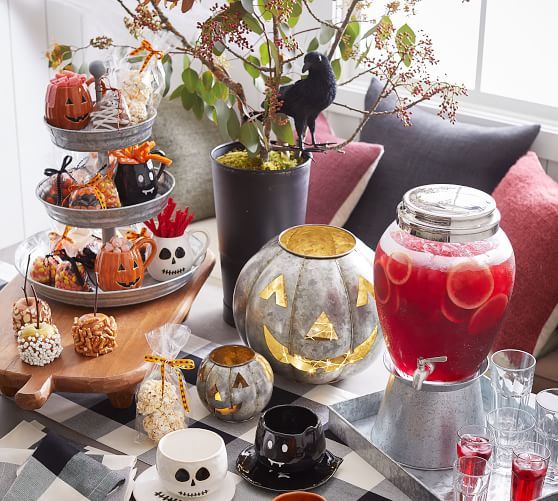 Metal Jack-O-Lanterns - Galvanized | Pottery Barn (US)