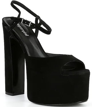 Jeffrey Campbell Ever Last Suede Platform Ankle Strap Sandals | Dillard's | Dillard's