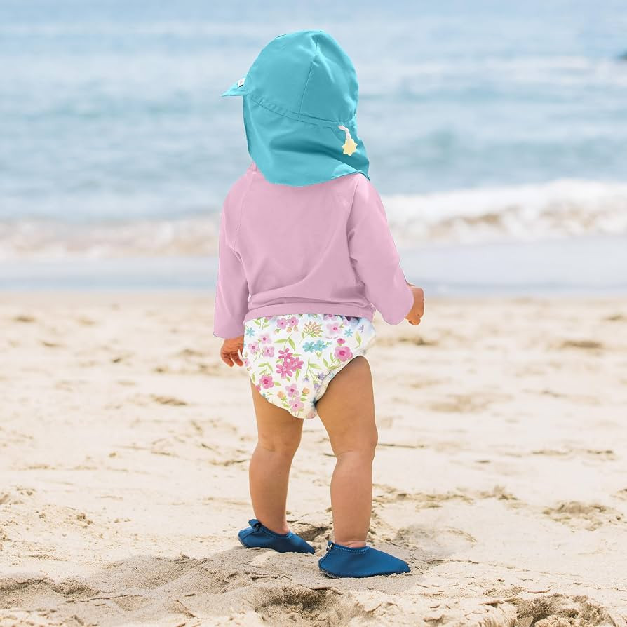 green sprouts baby girls Pull-up Reusable and Toddler Swim Diaper, White Flower Bouqet, 18-24 Mon... | Amazon (US)