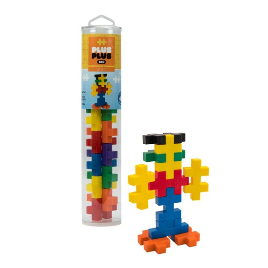 Plus-Plus Big 15 pc. Tube - Basic | Haute Totz