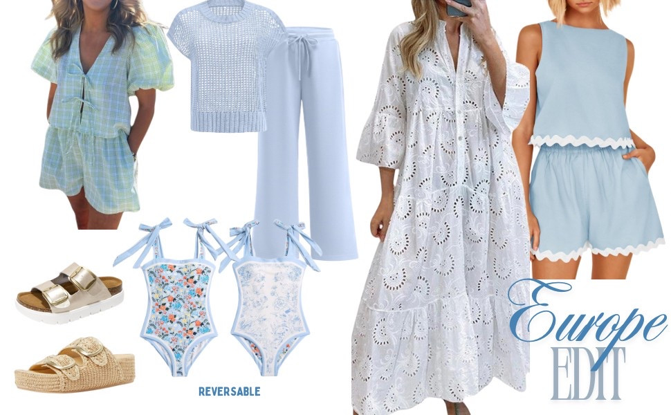 "Soft hues and breezy styles — this Europe Edit is all about effortless elegance. Perfect for sun-soaked strolls, seaside escapes, and everything in between."

#LTKSeasonal #LTKSwim #LTKTravel