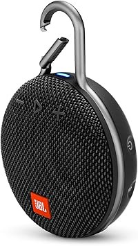 JBL Clip 3, Black - Waterproof, Durable & Portable Bluetooth Speaker - Up to 10 Hours of Play - I... | Amazon (US)