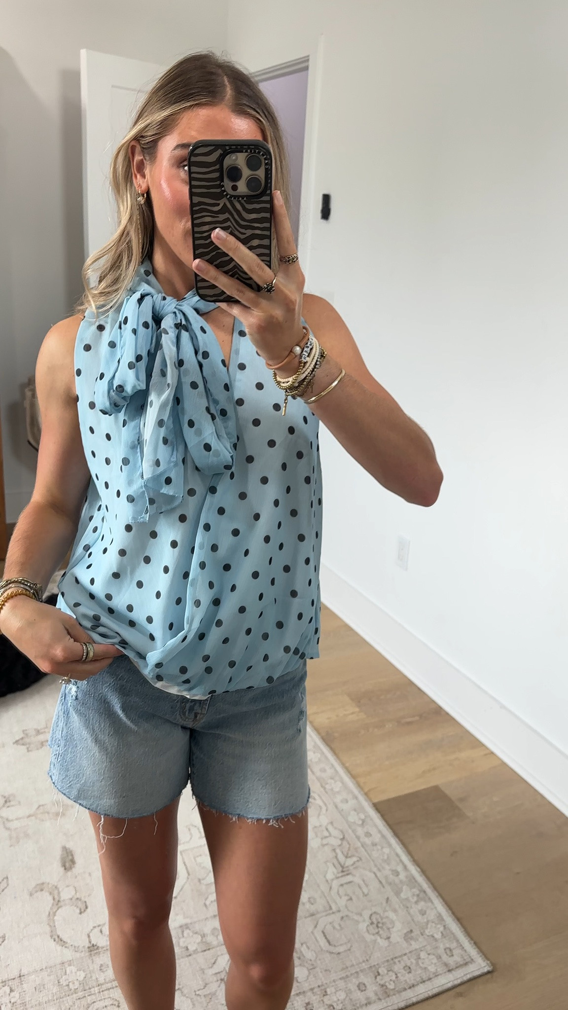 Amazon size small Chevara Women’s Polka Dot Tie Top Bow Tie Neck Sleeveless Blouse Summer Lightweight Tank Chiffon Top

#LTKootd #LTKSaleAlert #LTKSeasonal