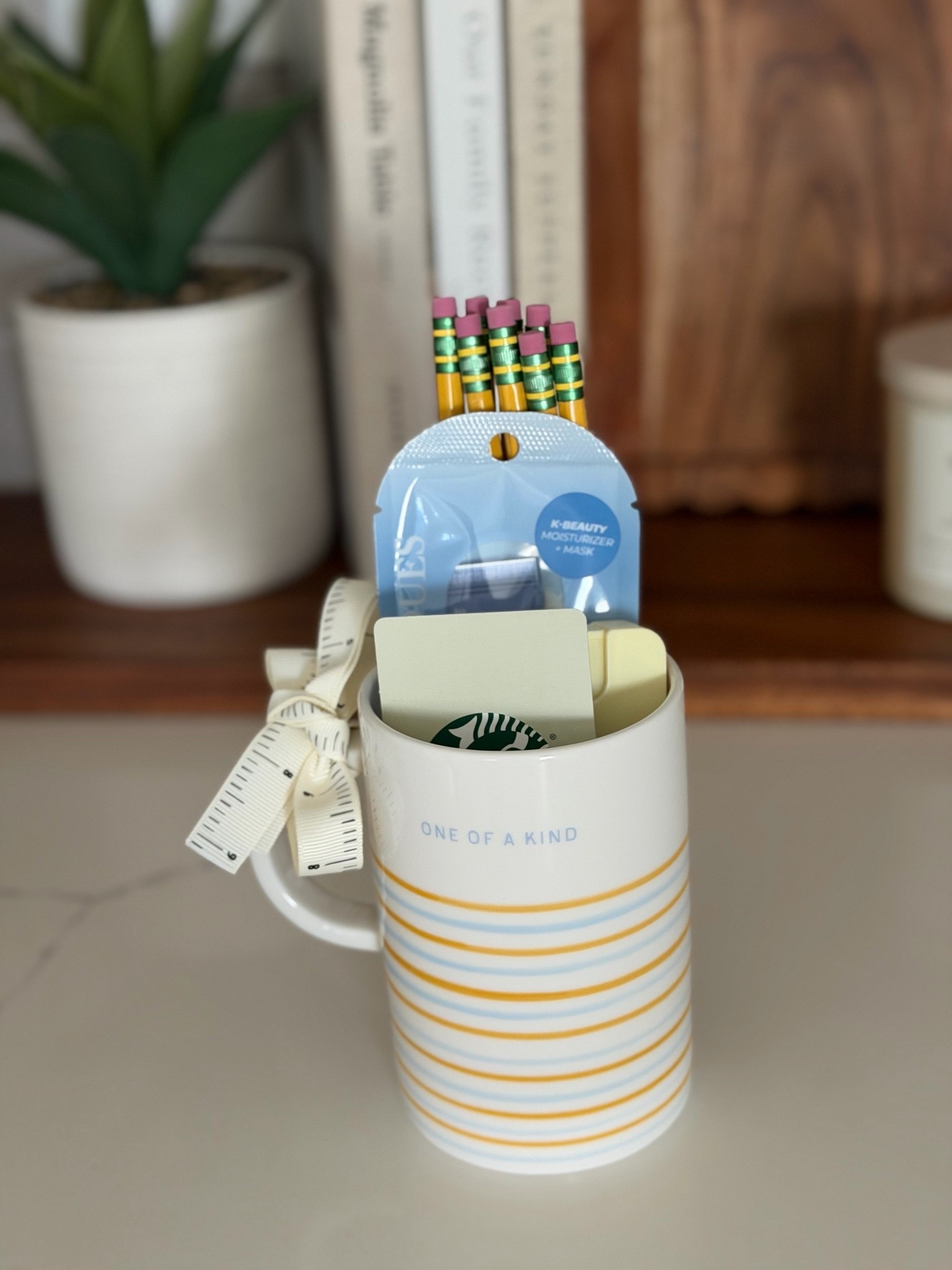 An easy and cute gift idea for teacher appreciation week or end of the school year. Pair with a sweet hand-written note and you’re all set!  ✏️🩵✨

#LTKmomlife #LTKSeasonal #LTKKids