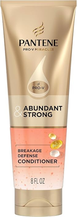 Pantene Abundant & Strong Conditioner, Strengthens Hair from Root to Tip, 8 oz | Amazon (US)