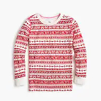 Kids' pajama set in LOL Fair Isle print | J. Crew US