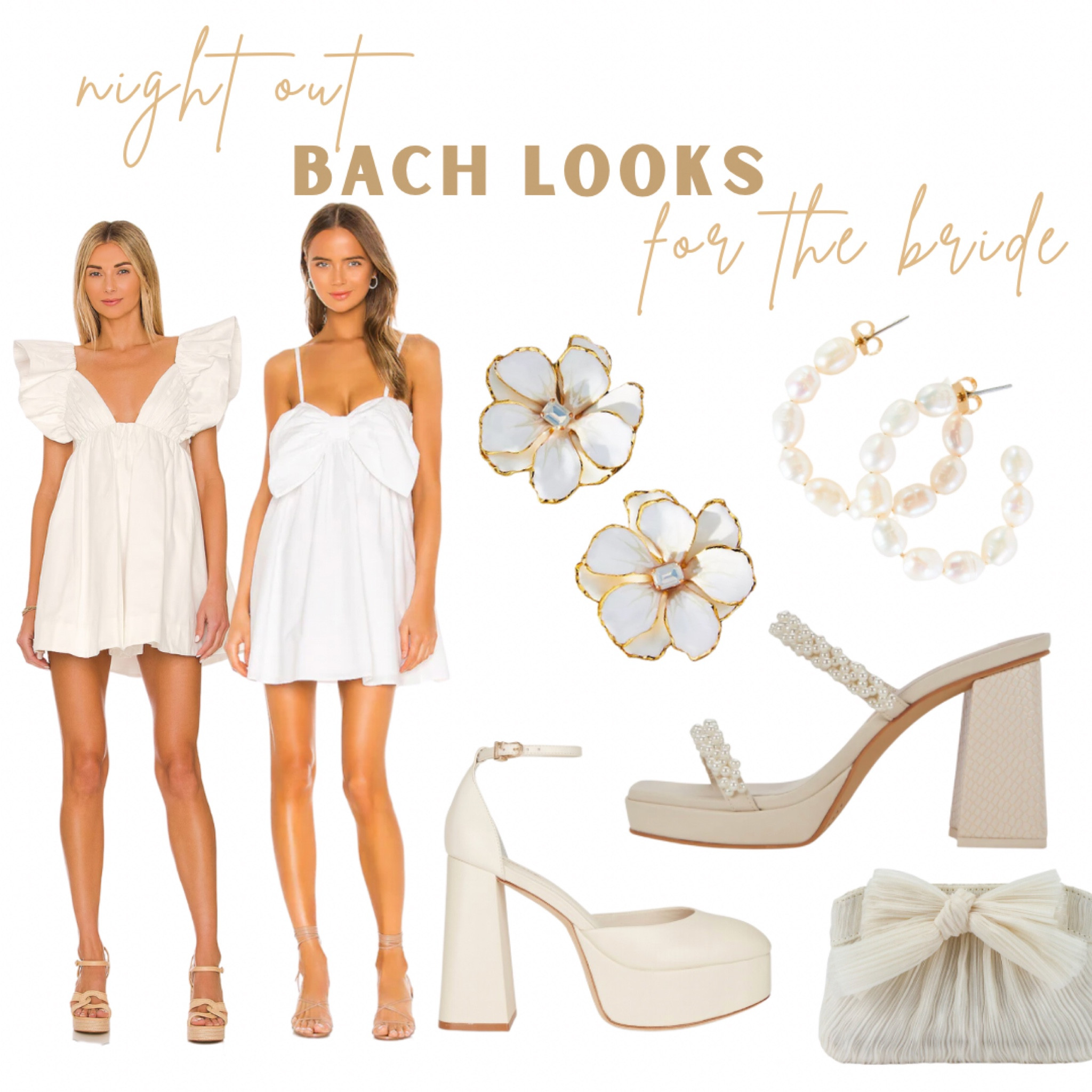 Clementine Mini Dress in White curated on LTK