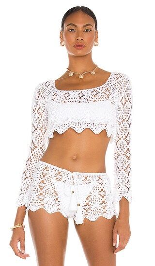 Amaka Top in White | Revolve Clothing (Global)