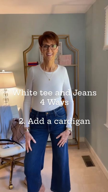 Styling white tee with dark wash jeans and a light blue cardigan.

Hi I’m Suzanne from A Tall Drink of Style - I am 6’1”. I have a 36” inseam. I wear a medium in most tops, an 8 or a 10 in most bottoms, an 8 in most dresses, and a size 9 shoe. 

Over 50 fashion, tall fashion, workwear, everyday, timeless, Classic Outfits

fashion for women over 50, tall fashion, smart casual, work outfit, workwear, timeless classic outfits, timeless classic style, classic fashion, jeans, date night outfit, dress, spring outfit, jumpsuit, wedding guest dress, white dress, sandals

#LTKStyleTip #LTKOver40 #LTKFindsUnder100
