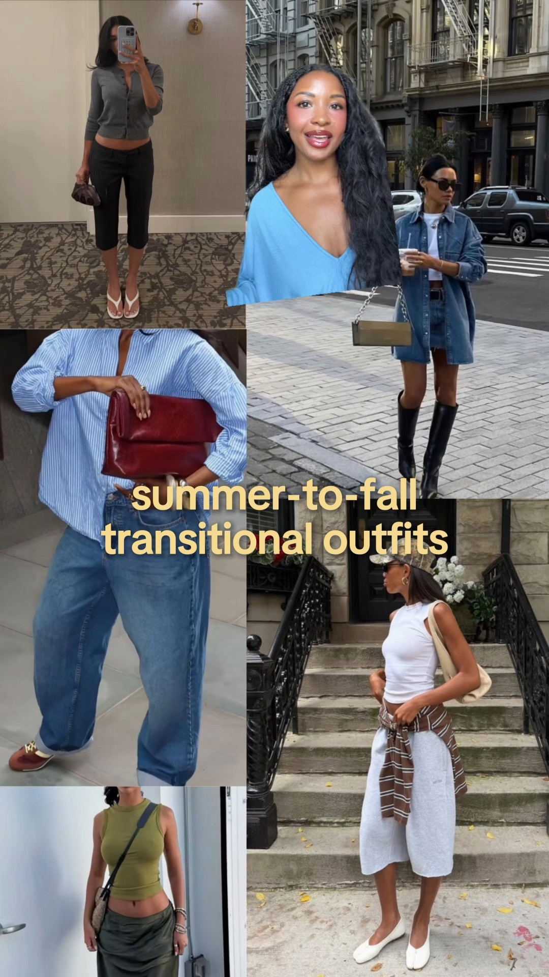 Summer to fall transitional outfit pieces! ☀️🍂

#LTKootd #LTKgrwm #LTKSeasonal