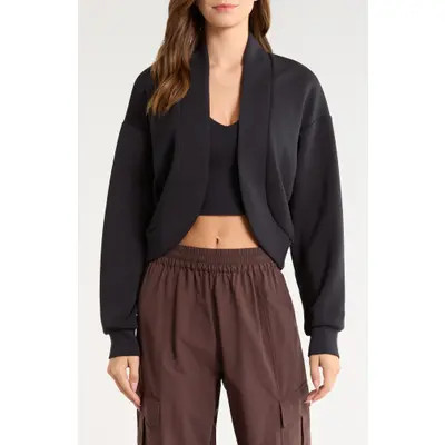 MPG Dreamweave Shrug in Navy Blazer at Nordstrom, Size Small | Nordstrom