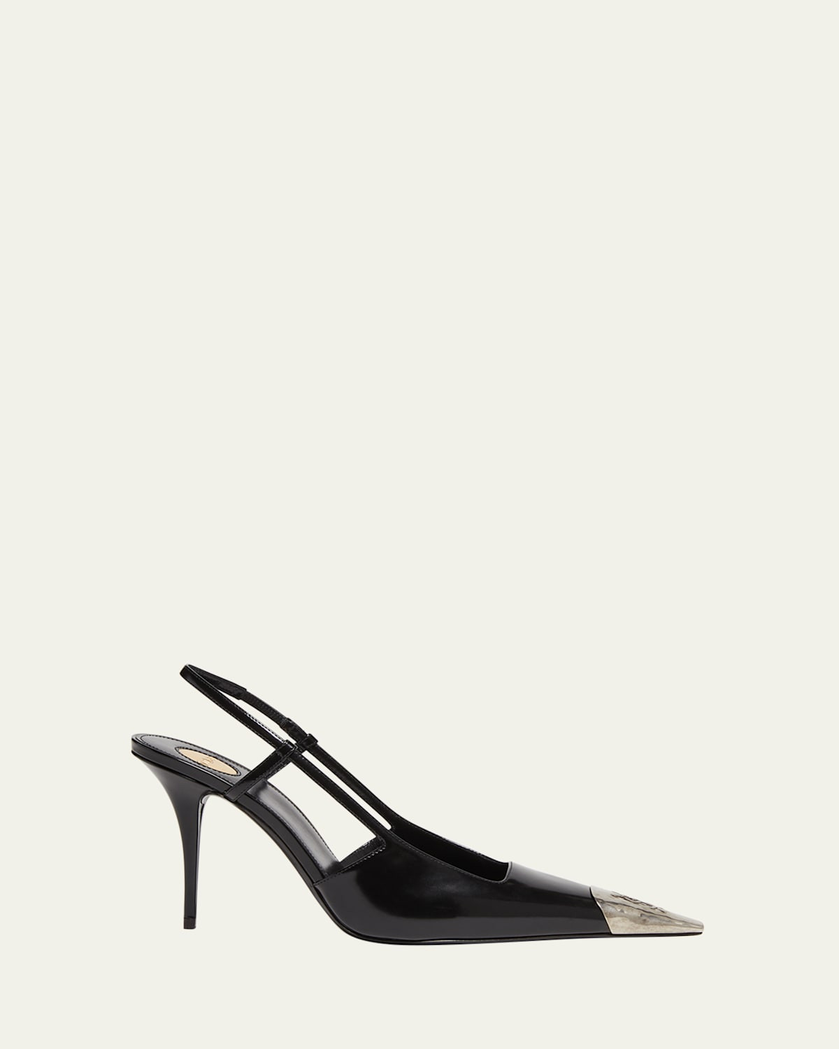 90mm Jeanne Leather Slingback Pumps | Bergdorf Goodman