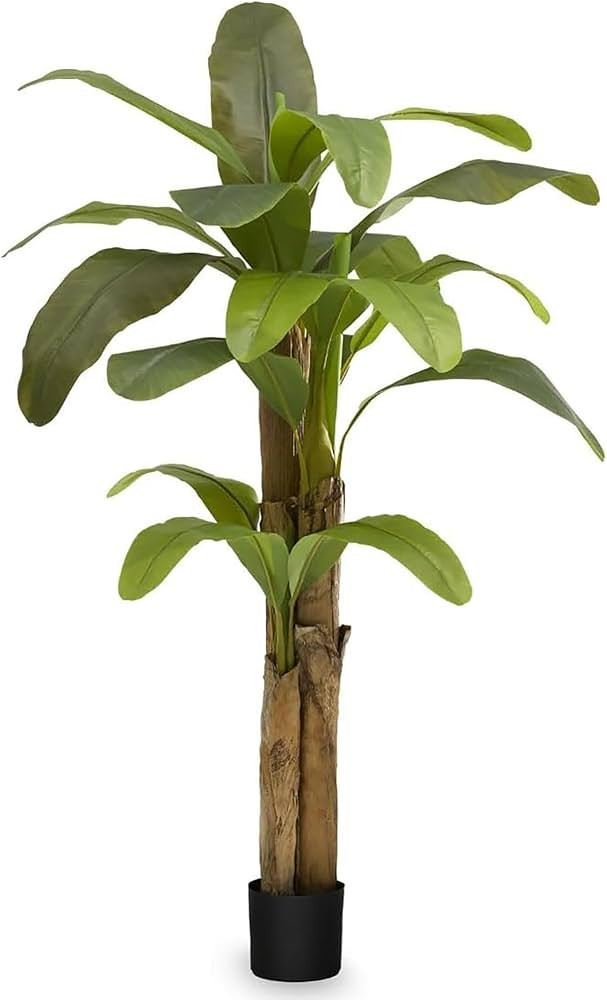 Maia Shop 6ft Artificial Banana Tree Plant for House, Apartment or Office – Realistic Fake Indo... | Amazon (US)