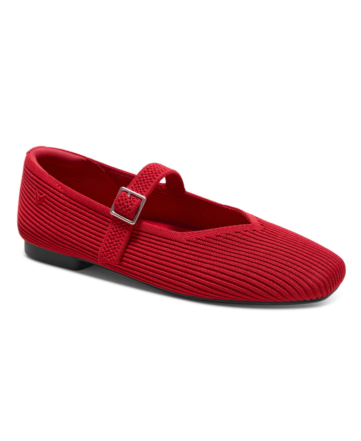 Vivaia Women's Margot Mary Jane Square-Toe Ballet Flats - Ruby red | Macy's