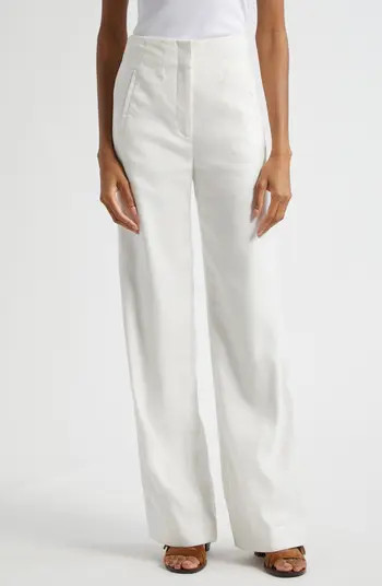 Jude Wide Leg Linen Blend Pants | Nordstrom