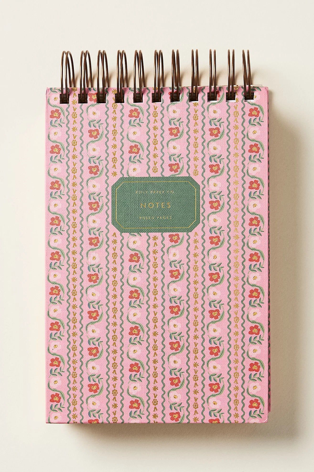 Rifle Paper Co. Delphine Desktop Spiral Notepad | Anthropologie (US)