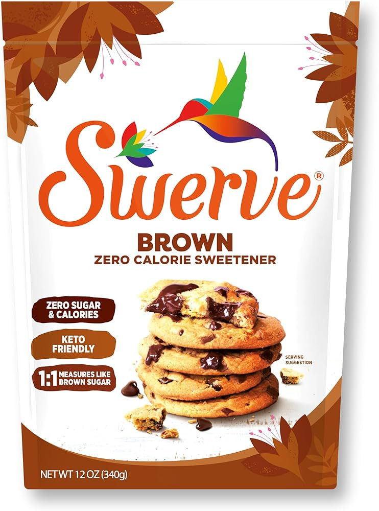 Swerve Ultimate Sugar Replacement Sweetener, Brown Sugar Substitute, Keto Friendly, Zero Calorie,... | Amazon (US)