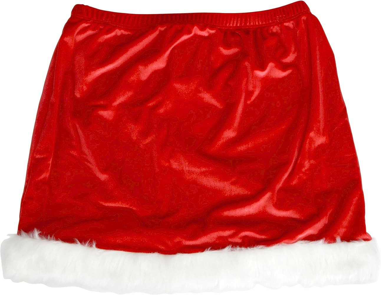 Iconikal Women's Deluxe Santa Skirt, Red, Fits Up to Size 10 | Amazon (US)