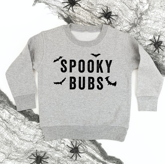 Spooky Bubs  Child Sweater  Kids Halloween Shirt  Halloween - Etsy | Etsy (US)