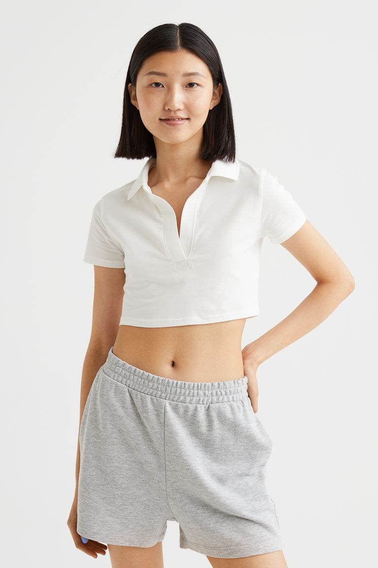 Collared Crop Top | H&M (US)