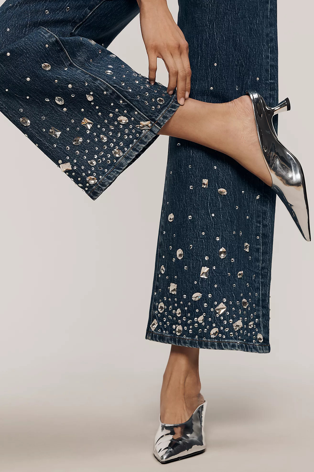 Joe's Jeans The Mia High Rise Embellished Ankle Jeans | Anthropologie (US)