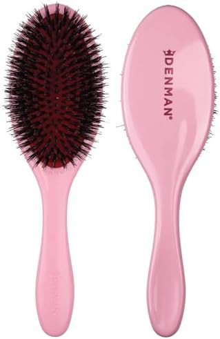 Denman Boar Bristle Hair Brush – Smoothing & Shine Enhancing for Slick Back Styles, Curl Defini... | Amazon (US)