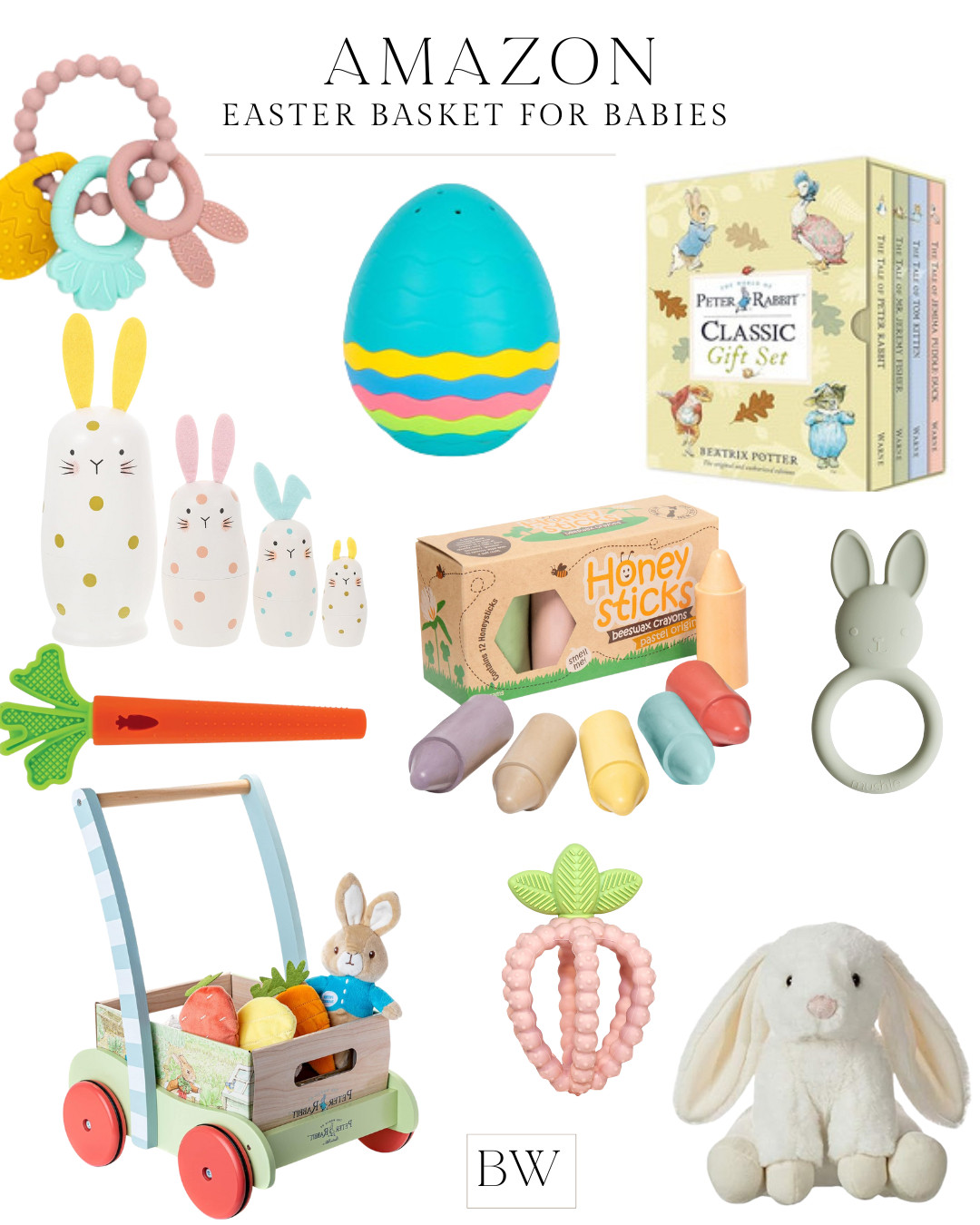 Easter basket gift ideas for babies! All available via Amazon Prime and will arrive in time! 

 #LTKGiftGuide #LTKSeasonal #LTKBaby
