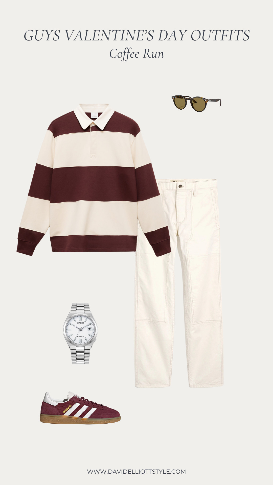 Casual Coffee Run outfit for your Valentine's Day Festivities 

 #LTKMens