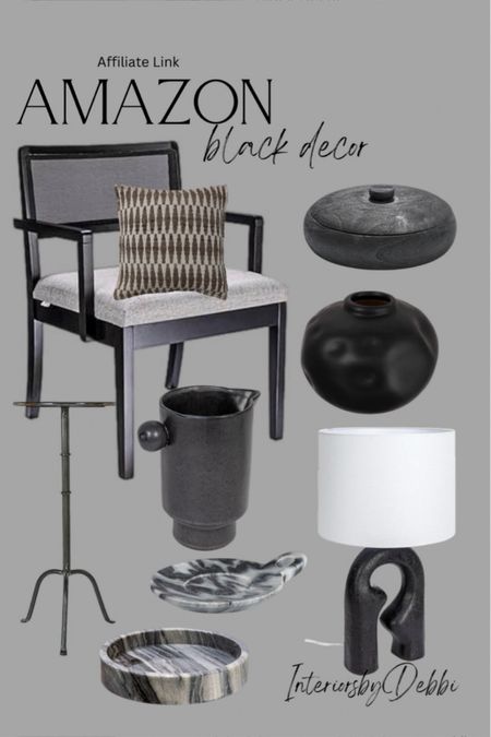 Black Decor
Black accent chair, table lamp, vases, side table, transitional home, modern decor, amazon find, amazon home, target home decor, mcgee and co, studio mcgee, amazon must have, pottery barn, Walmart finds, affordable decor, home styling, budget friendly, accessories, neutral decor, home finds, new arrival, coming soon, sale alert, high end, look for less, Amazon favorites, Target finds, cozy, modern, earthy, transitional, luxe, romantic, home decor, budget friendly decor #amazonhome # founditonamazon

Follow my shop @InteriorsbyDebbi on the @shop.LTK app to shop this post and get my exclusive app-only content!

#liketkit 
@shop.ltk
https://liketk.it/4yGdg

Follow my shop @InteriorsbyDebbi on the @shop.LTK app to shop this post and get my exclusive app-only content!

#liketkit #LTKhome
@shop.ltk
https://liketk.it/4BXWN

Follow my shop @InteriorsbyDebbi on the @shop.LTK app to shop this post and get my exclusive app-only content!

#liketkit #LTKSeasonal
@shop.ltk
https://liketk.it/4Fo7u