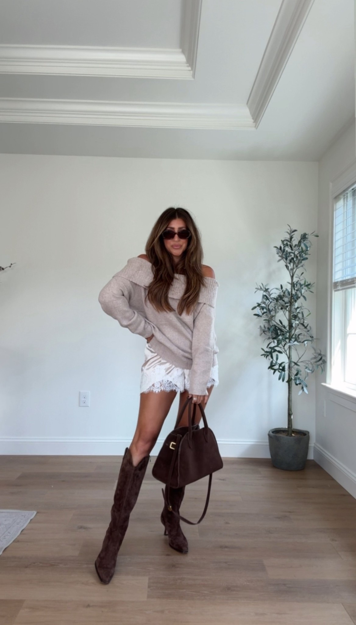 Lace silky shorts and off the shoulder cozy fall sweater. Wearing meds. Xx

Amazon prime @amazon #ad

#LTKSaleAlert #LTKStyleTip #LTKFindsUnder50