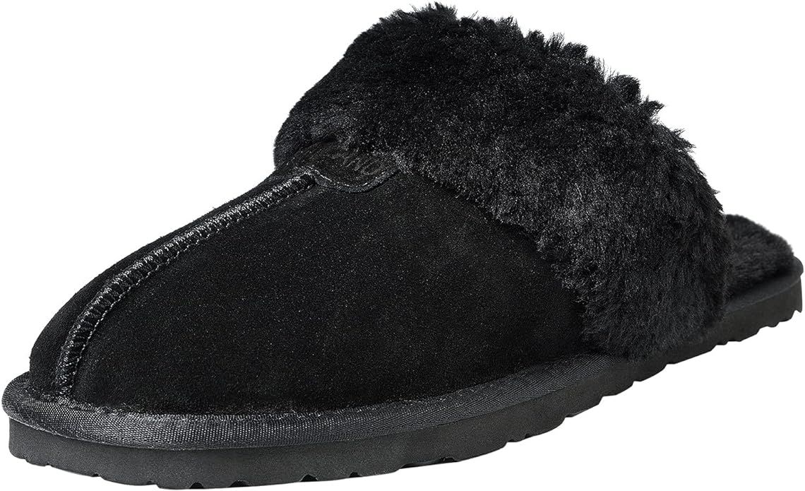 AUSLAND Men's Memory Foam Cozy Slippers Slip On Non Slip House Shoes 9624 | Amazon (US)