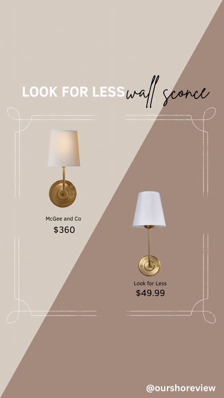 Wall sconce, brass sconce, brass lighting, wall light, shade light, antique brass light, McGee and Co look for less, McGee and Co dupe 

#LTKhome #LTKfindsunder50