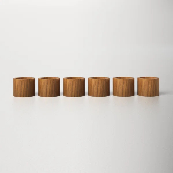 Wood Band Napkin Ring (Set of 6) | Wayfair North America