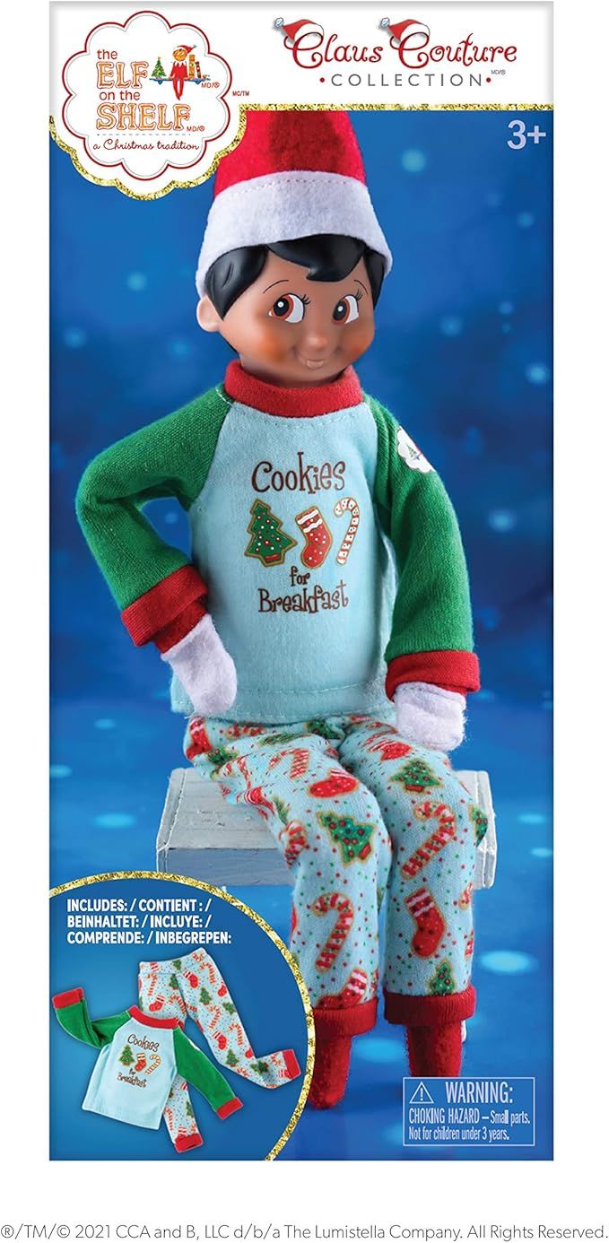The Elf on the Shelf Claus Couture Cookie PJs - Scout Elf NOT Included | Amazon (US)