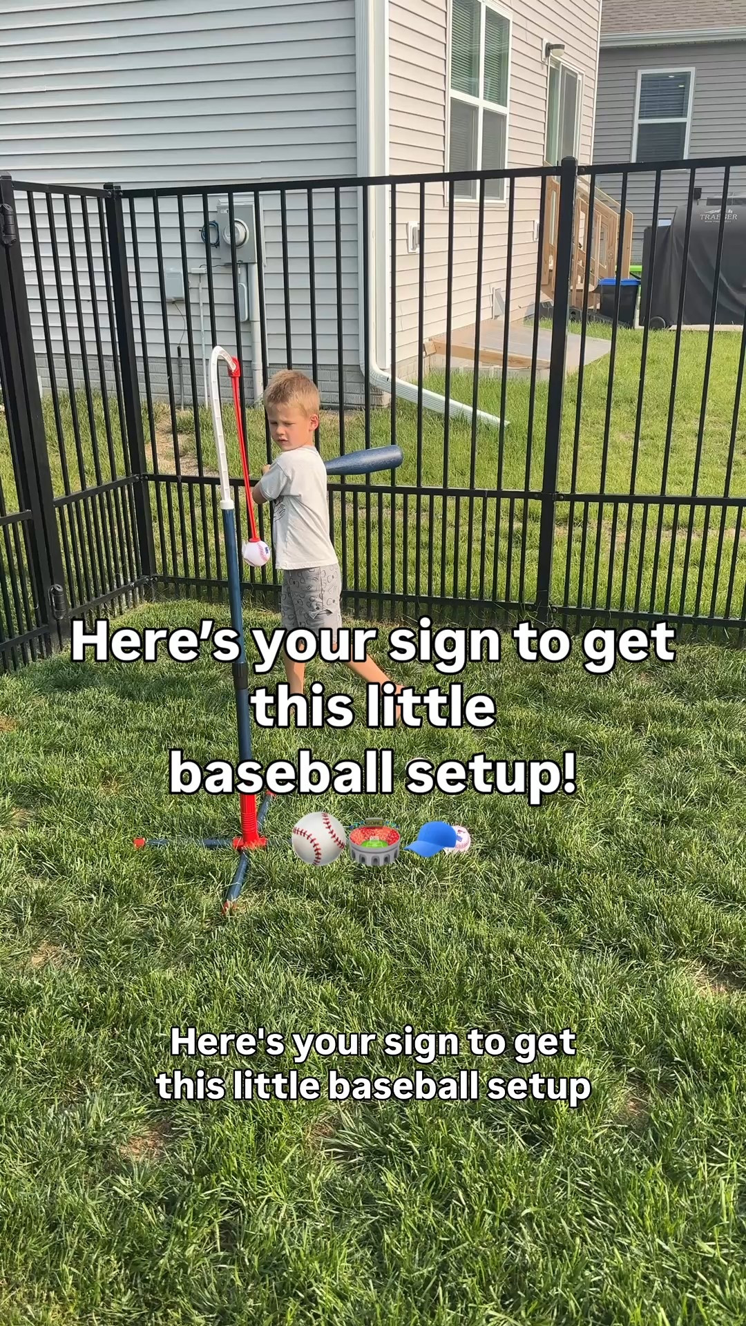 This baseball setup is so great for letting kids practice independently or if you’re wanting to get a friendly neighborhood baseball game going;) 

#boythings #baseballmusthaves #teeball #summerfun #summerthings #sports #gosports #sportmusthaves

#LTKKids #LTKSummerEdit #LTKFamily