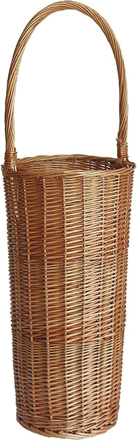 Umbrella Stands, Rattan Umbrella Wicker Basket Holder Basket Holder for Cane Stick Storage, Offic... | Amazon (US)
