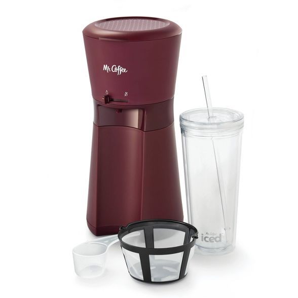 Mr. Coffee Iced Coffee Maker with Reusable Tumbler and Coffee Filter | Target