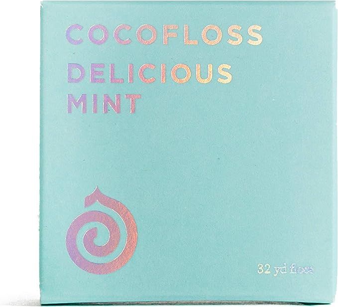 COCOFLOSS Coconut-Oil Infused Woven Dental Floss | Delicious Mint Single | Dentist-Designed | Veg... | Amazon (US)