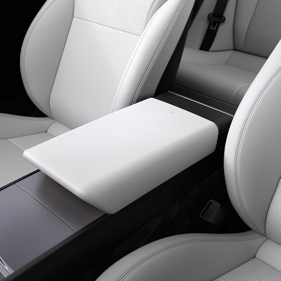 Spigen Center Console Armrest Cover for Tesla Model Y Juniper & Model Y L (Standard, Premium & Pe... | Amazon (US)