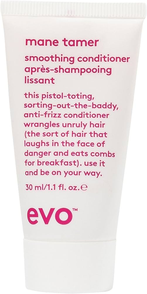 EVO Mane Tamer Smoothing Conditioner - Cleans, Smooths, & Strengthens Hair - Reduces Frizz - Trav... | Amazon (US)
