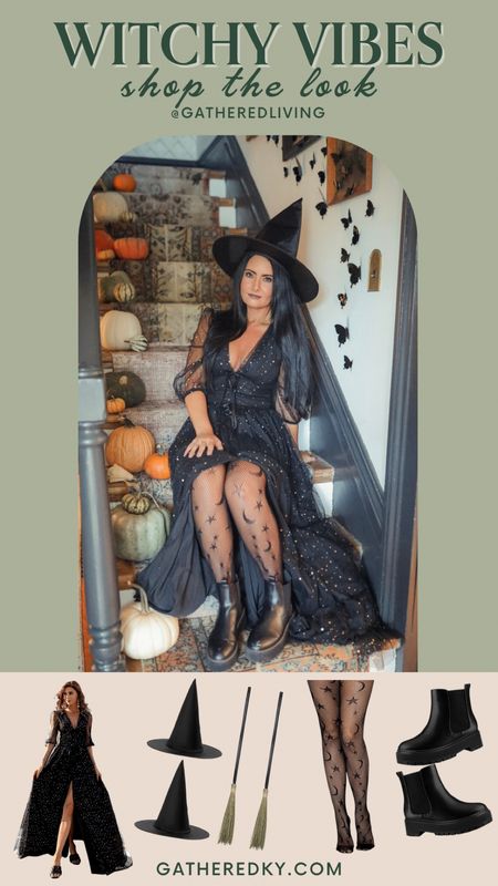 Witchy Vibes Halloween Costume 🖤🦇 #gatheredlivingfall
.
.
.
.

.
.
.
#halloweenismyfavorite #halloweenqueen 
#halloween #witchyvibes #witchcostume #witchtober #witchythings #witchaesthetic #witchvibes #witchstyle #witchywoman #hauntedhouse #haunteddecor #witchhat #witchhats #hauntedhalloween #halloweendecor #spooky #spookyhalloween #spookyhalloweendecor #spookyentry #halloweenentryway #halloweendecorations #halloweencostume #halloweencountdown #halloweencostumeideas #spookyfall #spookyvibes

#LTKSeasonal #LTKHalloween #LTKunder50