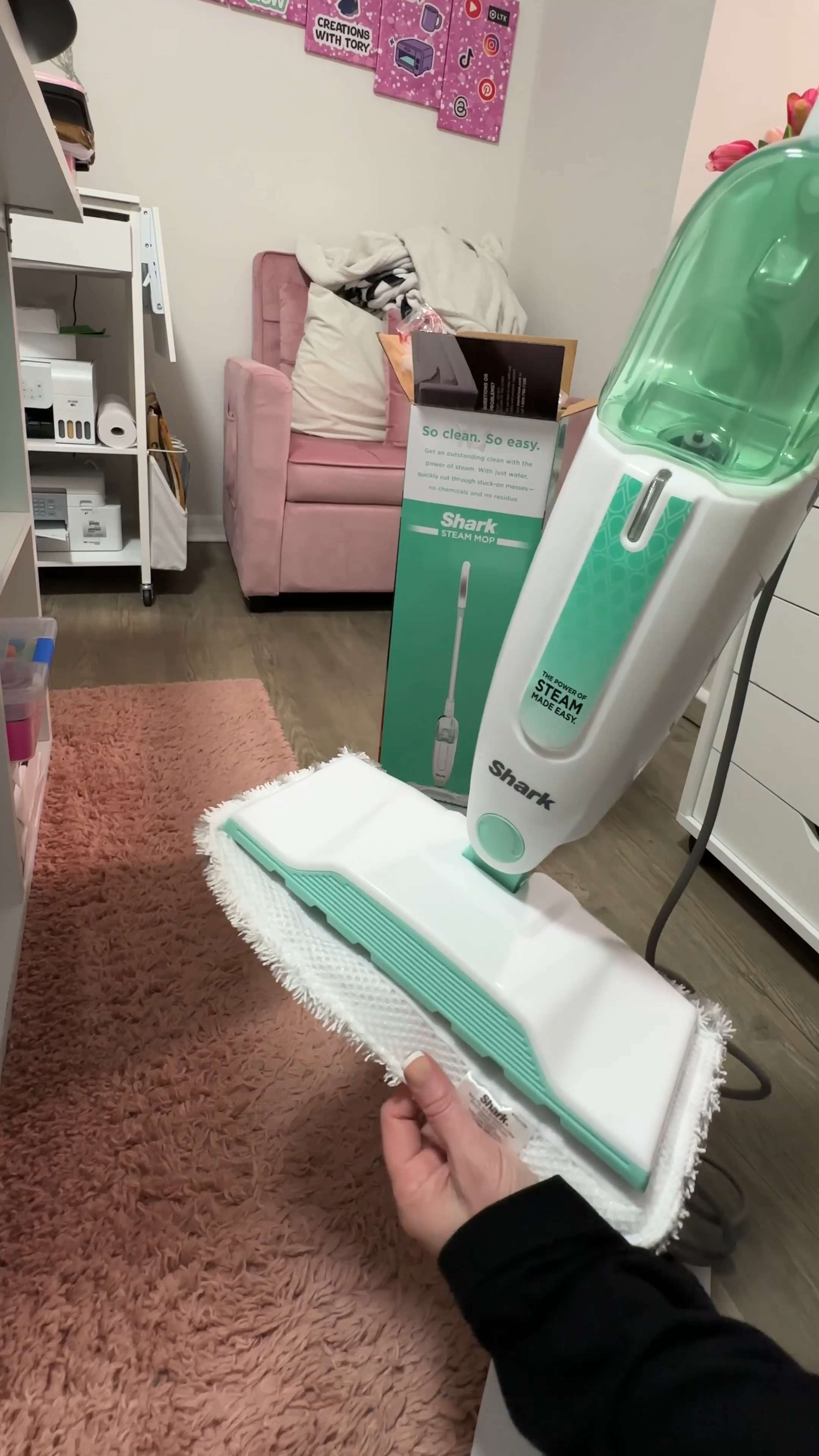 I was definitely shocked by how much dirt this picked up, even after I thought my floors were already clean! 😳✨ The Shark Steam Mop leaves floors looking fresh and spotless using the power of steam, and I love that the Dirt Grip pads are machine washable and reusable. Such an easy way to keep hard floors clean without harsh chemicals! 🏡💨

#LTKHome #LTKFinds #LTKSaleAlert #LTKFamily #LTKLifestyle 

 #LTKootd #LTKHome #LTKSaleAlert