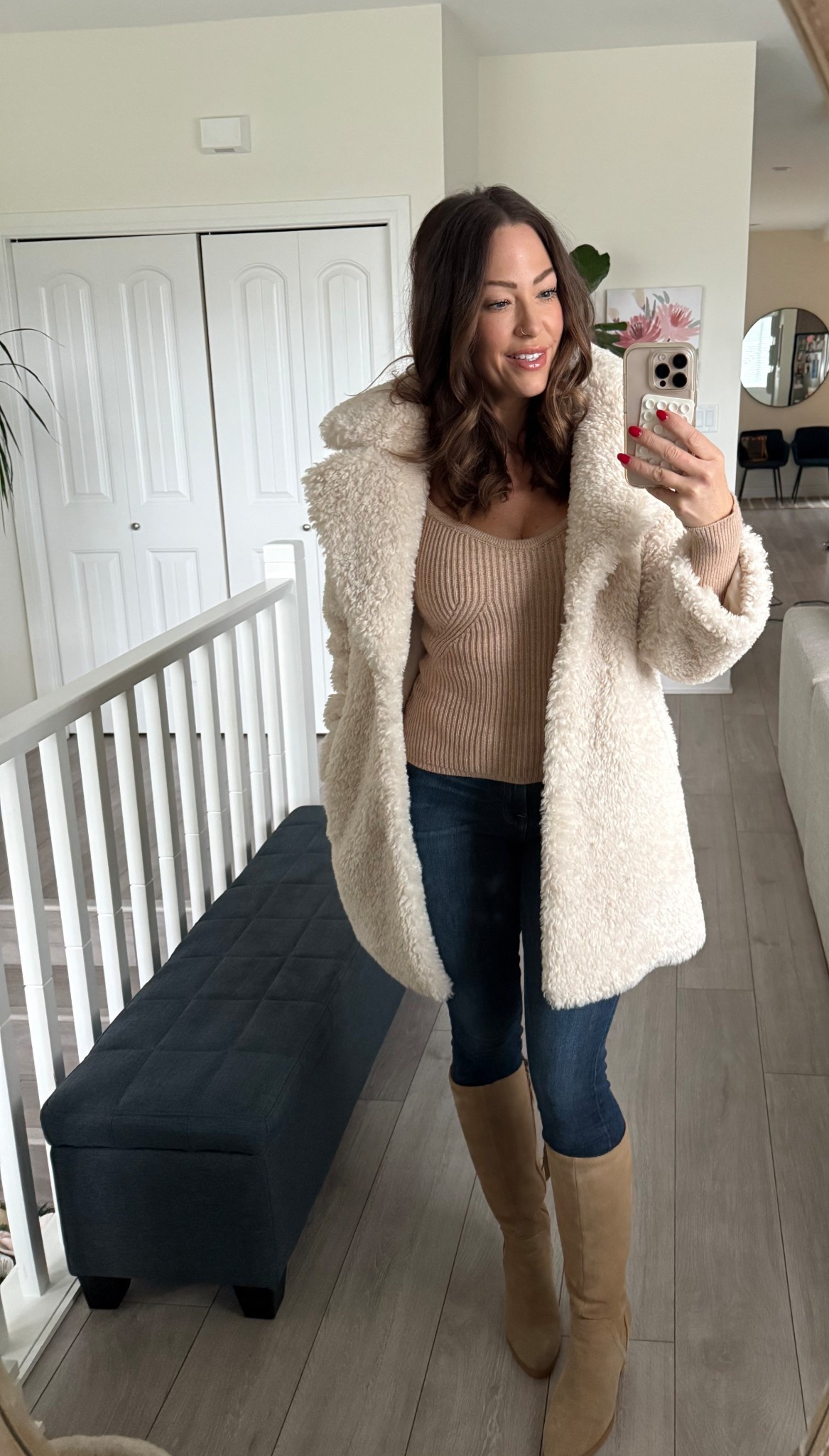 🤍This mornings Church outfit🤍

Remember don’t throw out those skinny jeans- they will come in handy for this winter with tall boots.

My exact coat isn’t available anymore, but I have linked 2 different price options in similar styles. 


#LTKcanada #LTKwinter #LTKstyletip