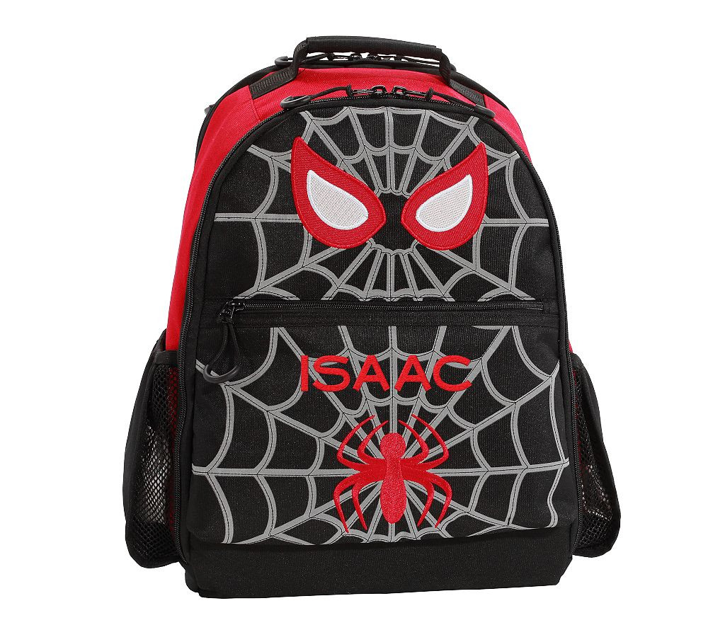 Mackenzie Marvel's Spider-Man Miles Morales Glow-in-the-DarkCritter Reflective Adaptive Backpack | Pottery Barn Kids