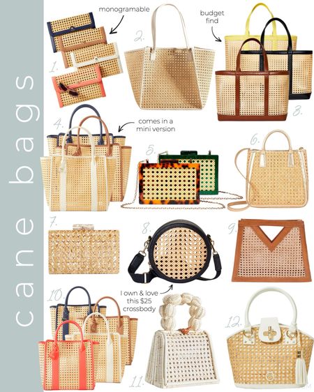 I’m a big fan of cane anything and especially love the selection of cane purses that are perfect for the warm weather months. Here are some of my favorites in all price points and sizes from a small clutch to a large tote! cane handbag rattan purse summer purse wedding wear beach wear vacation wear cane crossbody cane tote spring purse summer fashion 

#LTKitbag #LTKbeauty #LTKstyletip