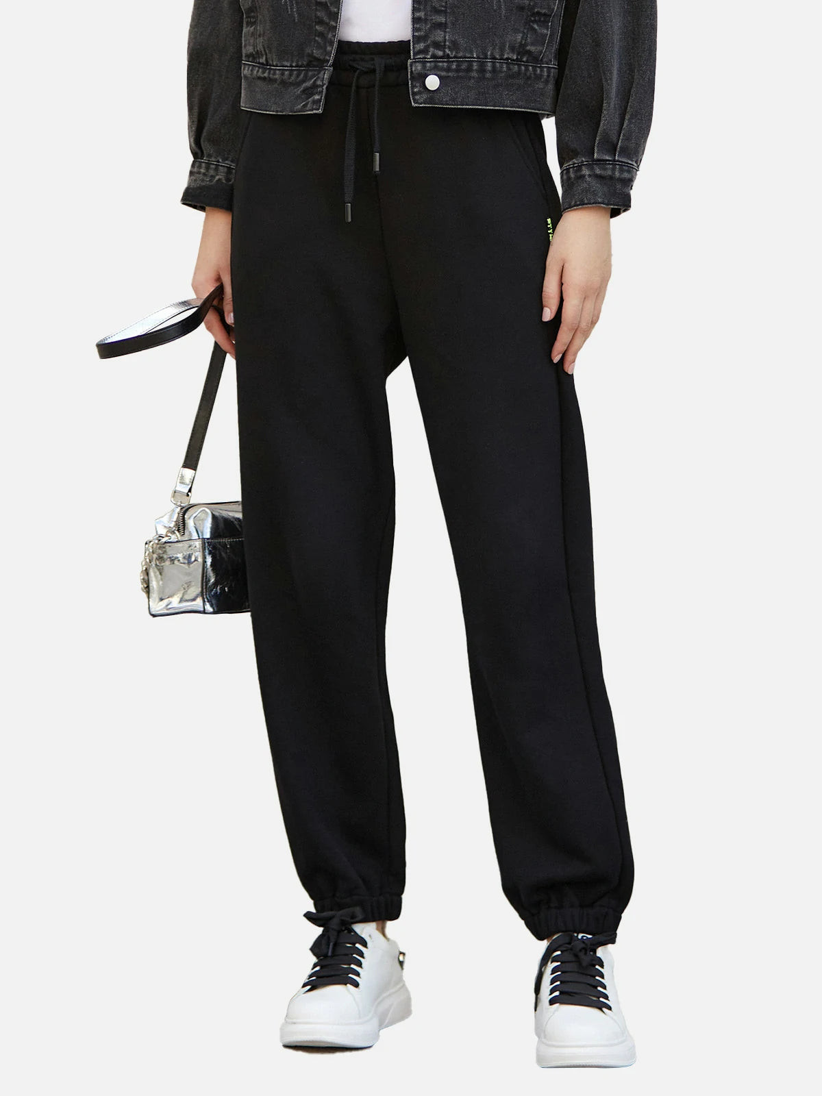 Drawstring Elastic Waist Sweatpants | SDEER