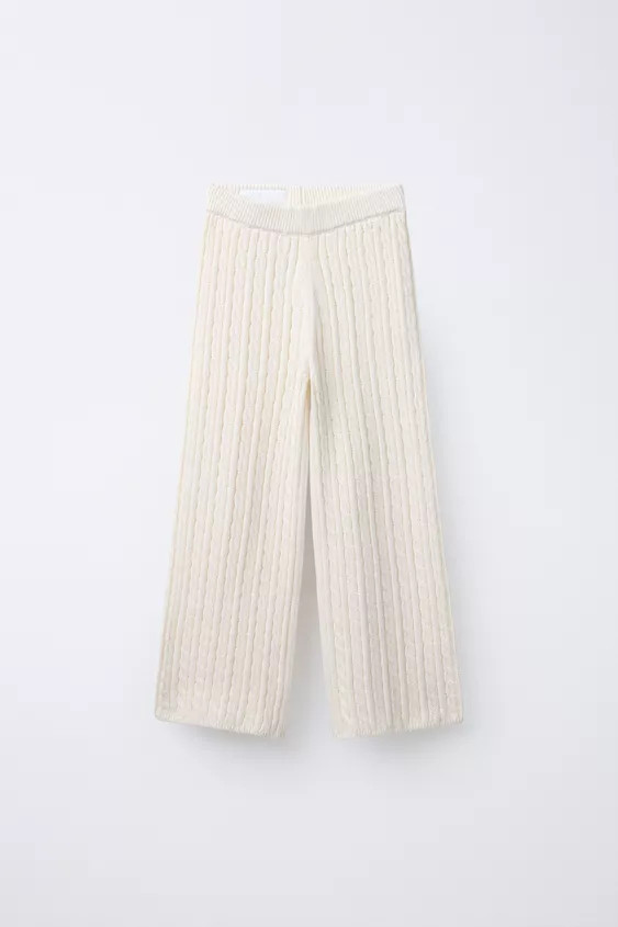 CABLE KNIT CULOTTES | Zara US