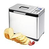 Secura Bread Maker Machine 2.2lb Stainless Steel Toaster Makers 650W Multi-Use Programmable 19 Me... | Amazon (US)