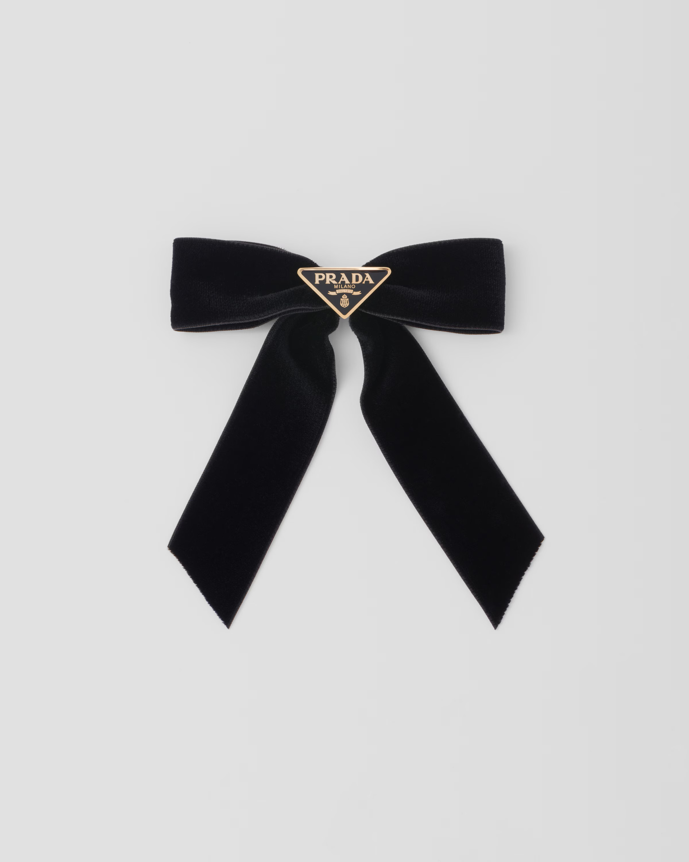 Velvet hair clip | Prada US